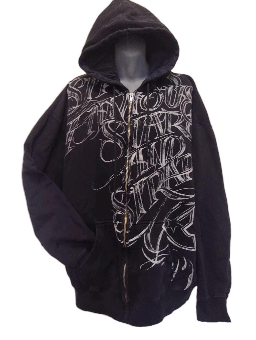 Original Rare Y2K Famous Stars And Straps Zip-up Hoodie size XXL Travis Barker